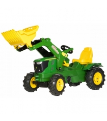Детский педальный трактор Rolly Toys Farmtrac John Deere 6210R 611102...